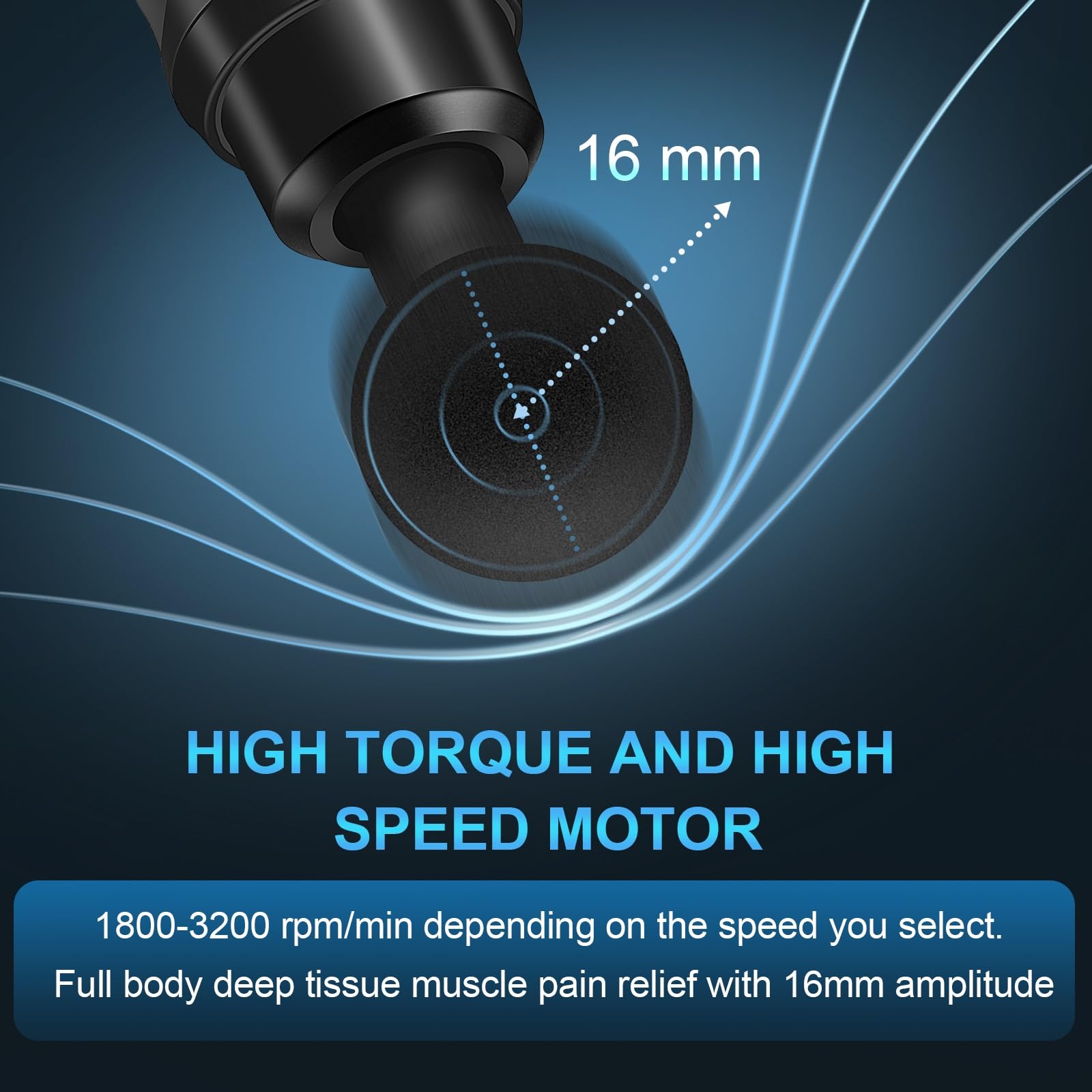 Massagepistole, Muskel Percussion Massagegerät mit 30 Geschwindigkeiten Leise Handmassagegeräte Massage Pistole mit LCD Touchscreen 10 Köpfe Massage Gun für Schulter Körper Rücken Entspannung