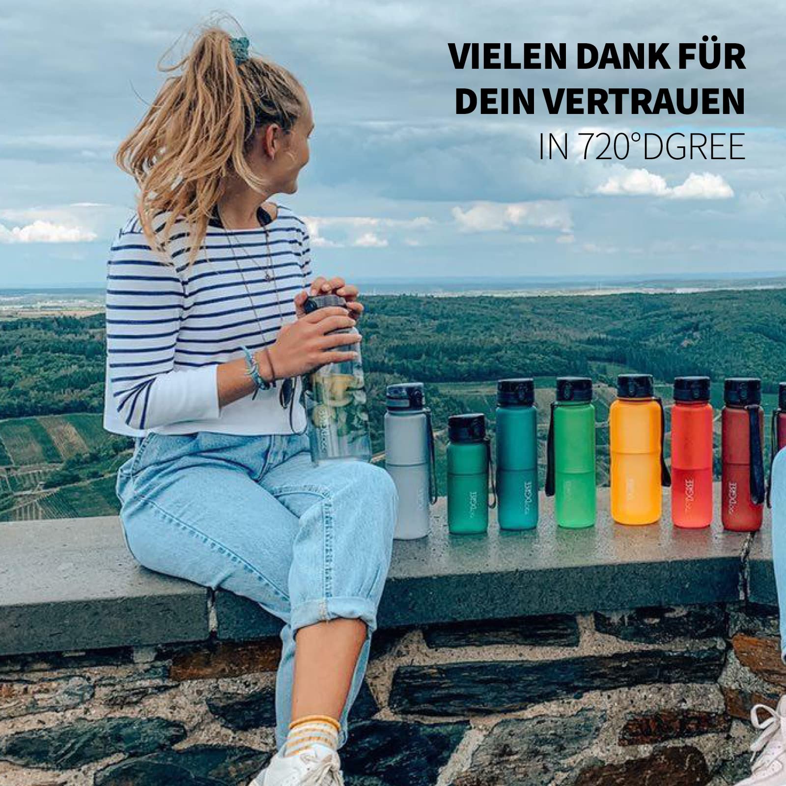 720°DGREE "uberBottle" – Leicht, BPA-frei, stoßfest