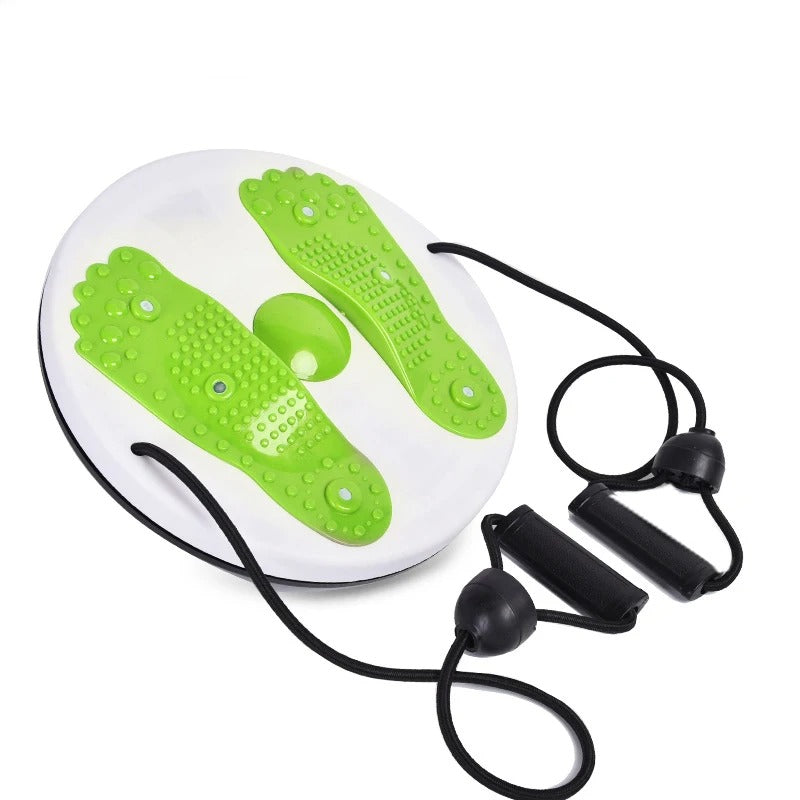 Effektives Bauchmuskeltraining: Rotierende Balance- und Massageplatte für Zuhause