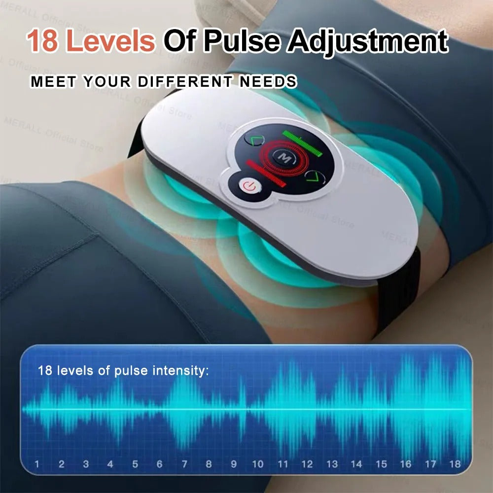 Effektives EMS Massagegerät für Taille und Rücken mit Heizung und Vibration