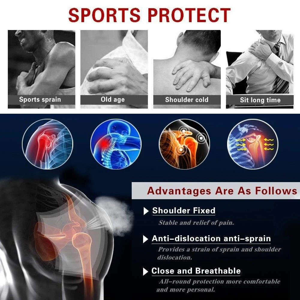 Verstellbare Schulterstütze zur Linderung von Gelenkschmerzen
