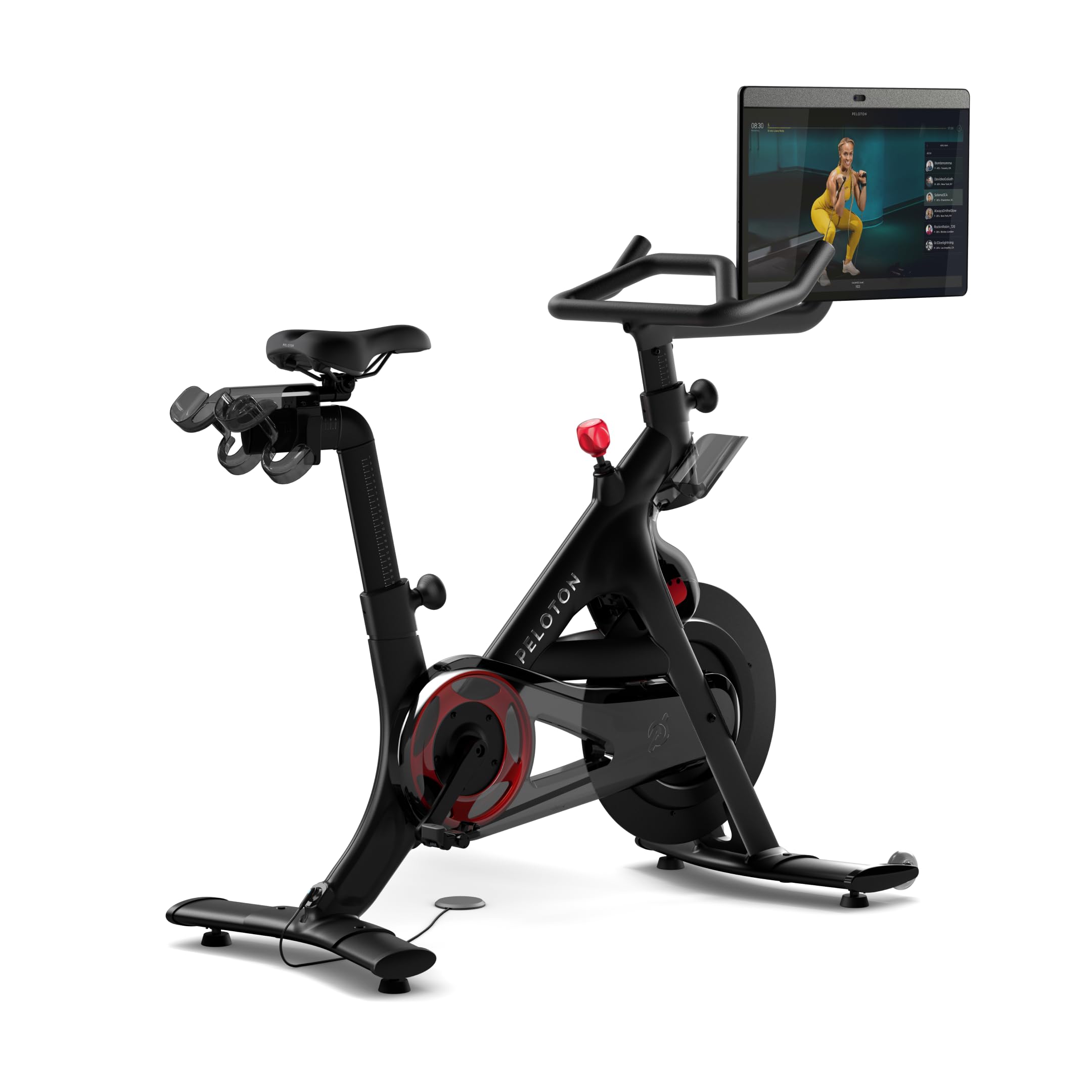 Original Peloton Bike | Indoor Stationary Exercise Bike with Immersive 21.5” HD Touchscreen, Schwarz